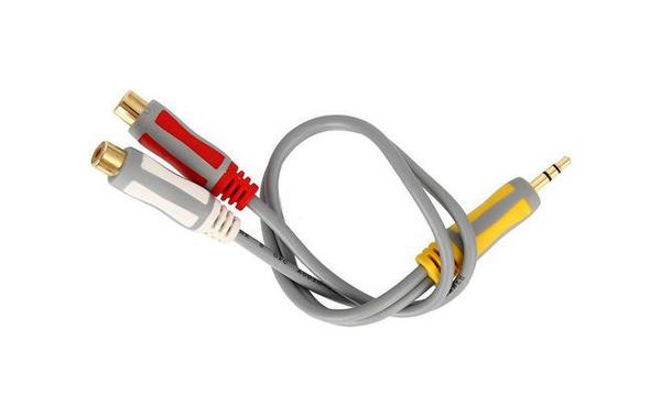 

Переходник D-Link 2RCA - Jack 3.5 Grey (210683), 210683