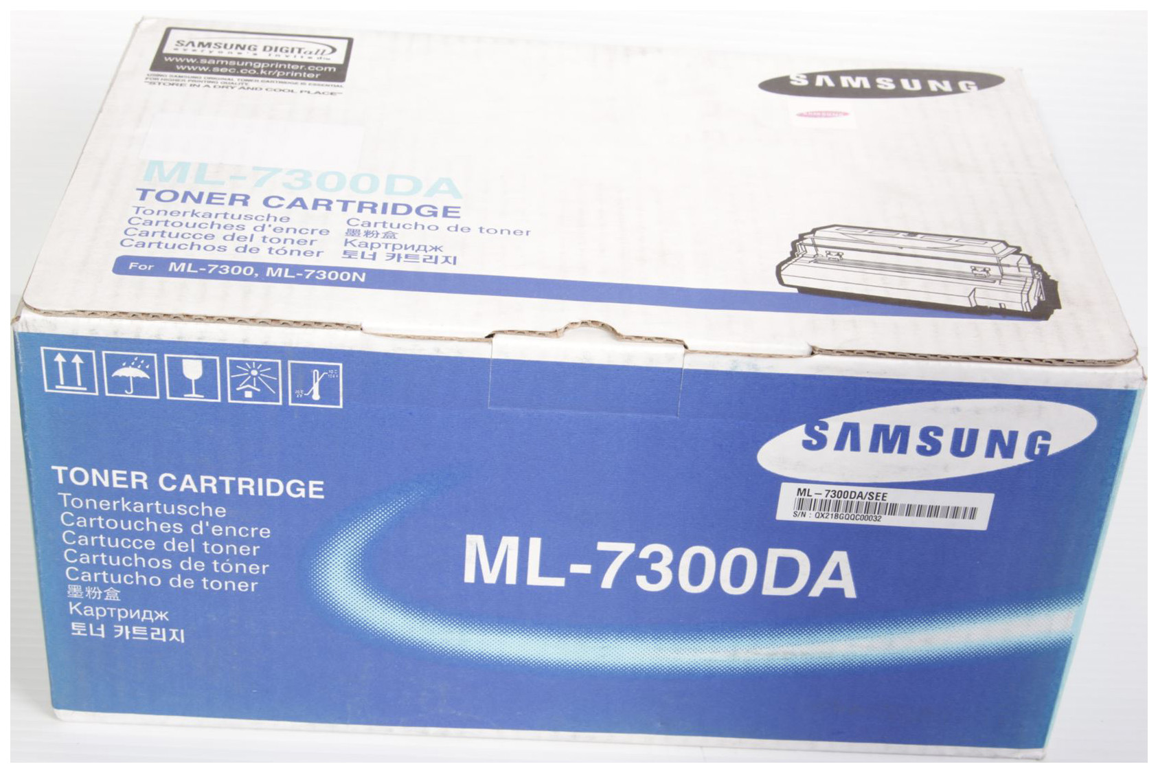 

Картридж для лазерного принтера Samsung ML-7300DA, черный, оригинал, ML-7300DA