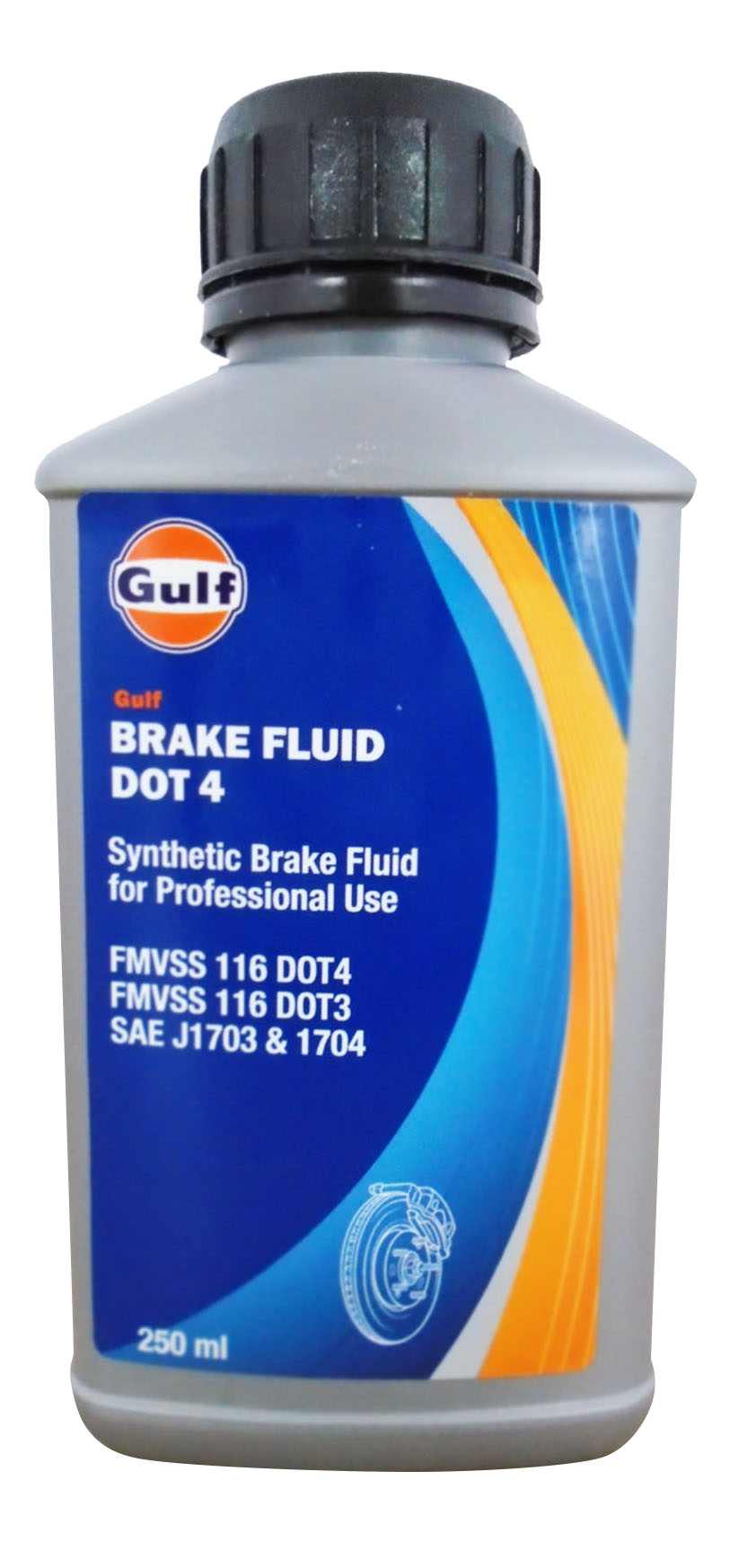 фото Тормозная жидкость gulf brake fluid dot 4 0.25л 120770701825