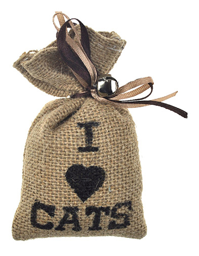 фото Мягкая игрушка для кошек chomper natural мешочек с кошачьей мятой, бежевый, 10 см