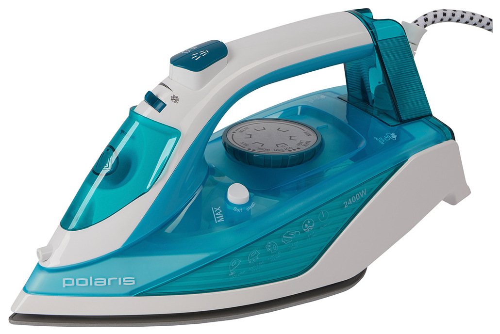 фото Утюг polaris pir 2490ak white/cyan