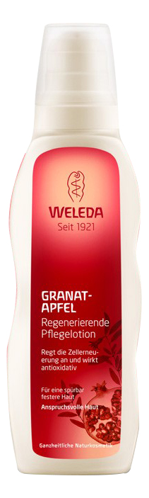 Молочко для тела WELEDA гранатовое восстанавливающее 200 мл weleda гранатовое восстанавливающее масло для тела 100 мл