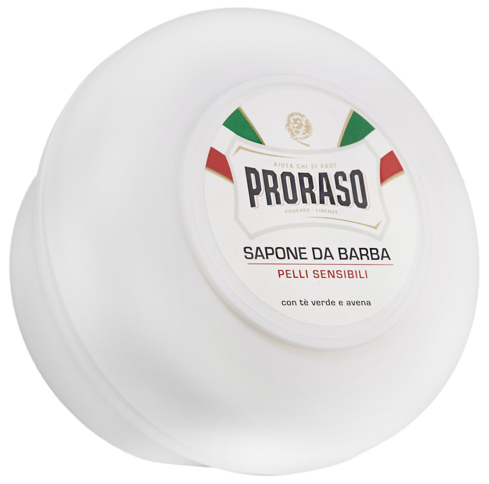 Мыло для бритья Proraso Зелёный Чай и Овёс 150 мл, shaving Soap In A Bowl - Sensitive Skin Formula  - Купить