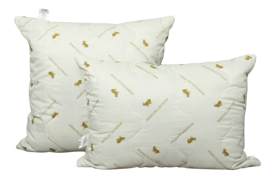 Подушка для сна АльВиТек полиэстер, силикон, шерсть овечья 68x68 см