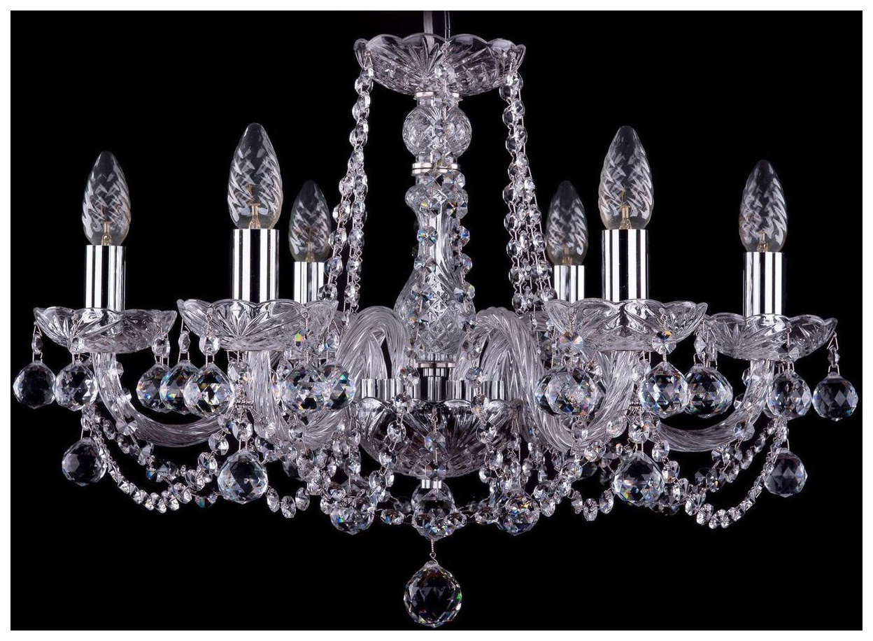 

Люстра подвесная Bohemia Ivele Crystal 1402/6/195/Ni/Balls, ivele Crystal
