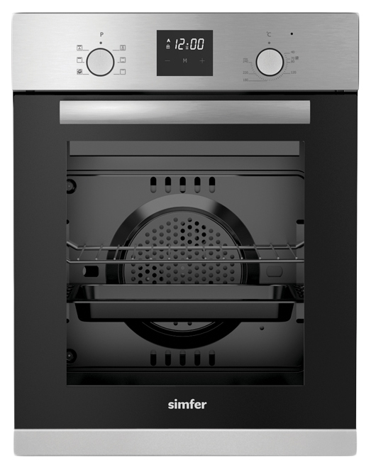 фото Встраиваемый электрический духовой шкаф simfer b4em56011 silver