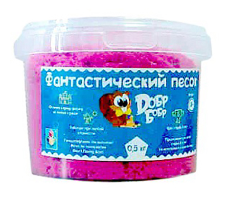 

Кинетический и космический песок 1TOY Розовый 0,5 кг, розовый 0,5 кг
