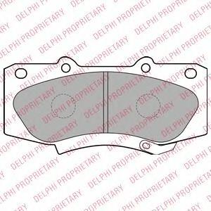 

Тормозные колодки DELPHI дисковые LP2244