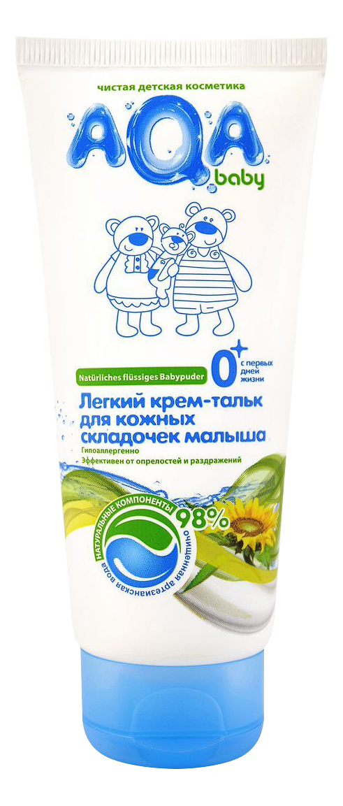 

Крем детский AQA baby для кожных складок 100 мл, Для кожных складочек малыша 100 мл