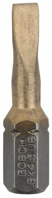 

Набор бит Bosch 25мм S 0,6Х4,5 TIN 2607001490, 25мм S 0,6Х4,5 TIN 2607001490