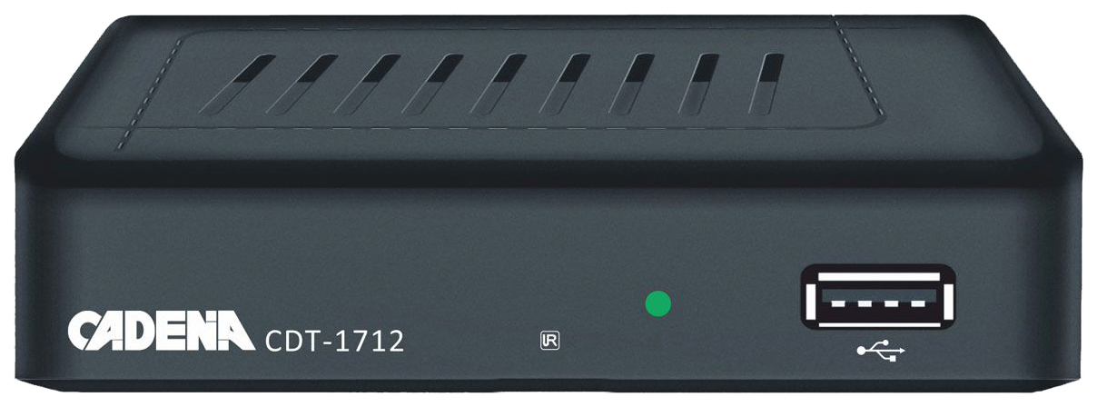 фото Dvb-t2 приставка cadena cdt-1712 black