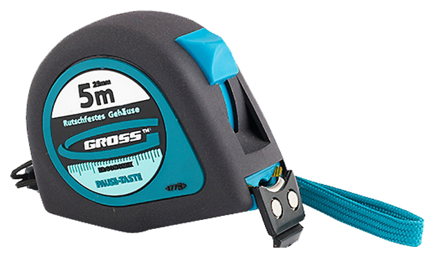 Рулетка GROSS Ergonomisch 5мx25мм 31103