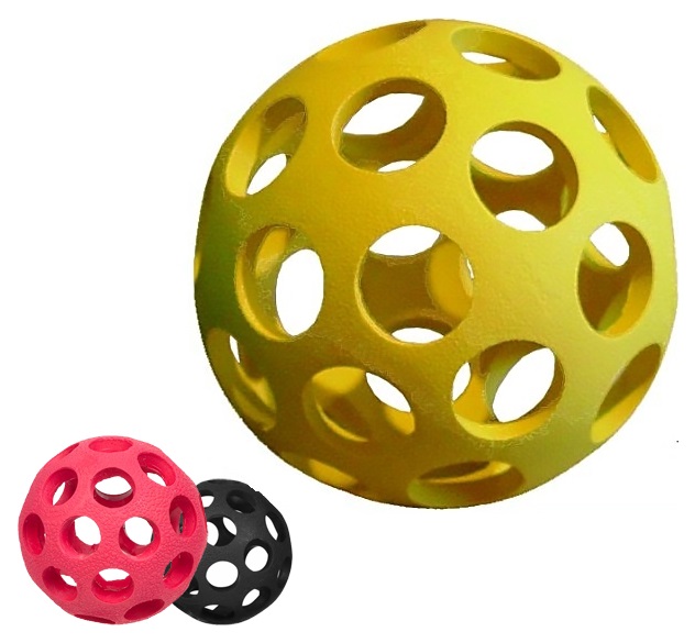 

Жевательная игрушка для собак JW Hol-ee Bowler small Мяч с круглыми отверстиями, 7 см, Dog Toys Мяч с круглыми отверстиями 7 см