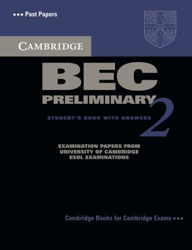 

C BEC Prelim 2 SB +ans