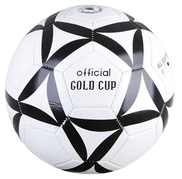 фото Футбольный мяч gratwest official gold cup т18135 №5 white/black