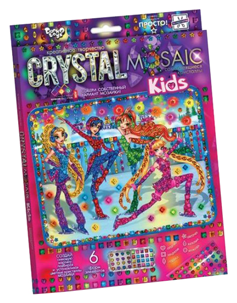 фото Аппликация crystal mosaic - девочки-феи danko toys