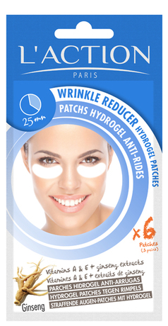 фото Патчи для глаз l'action wrinkle reducer hydrogel patches 3 пары