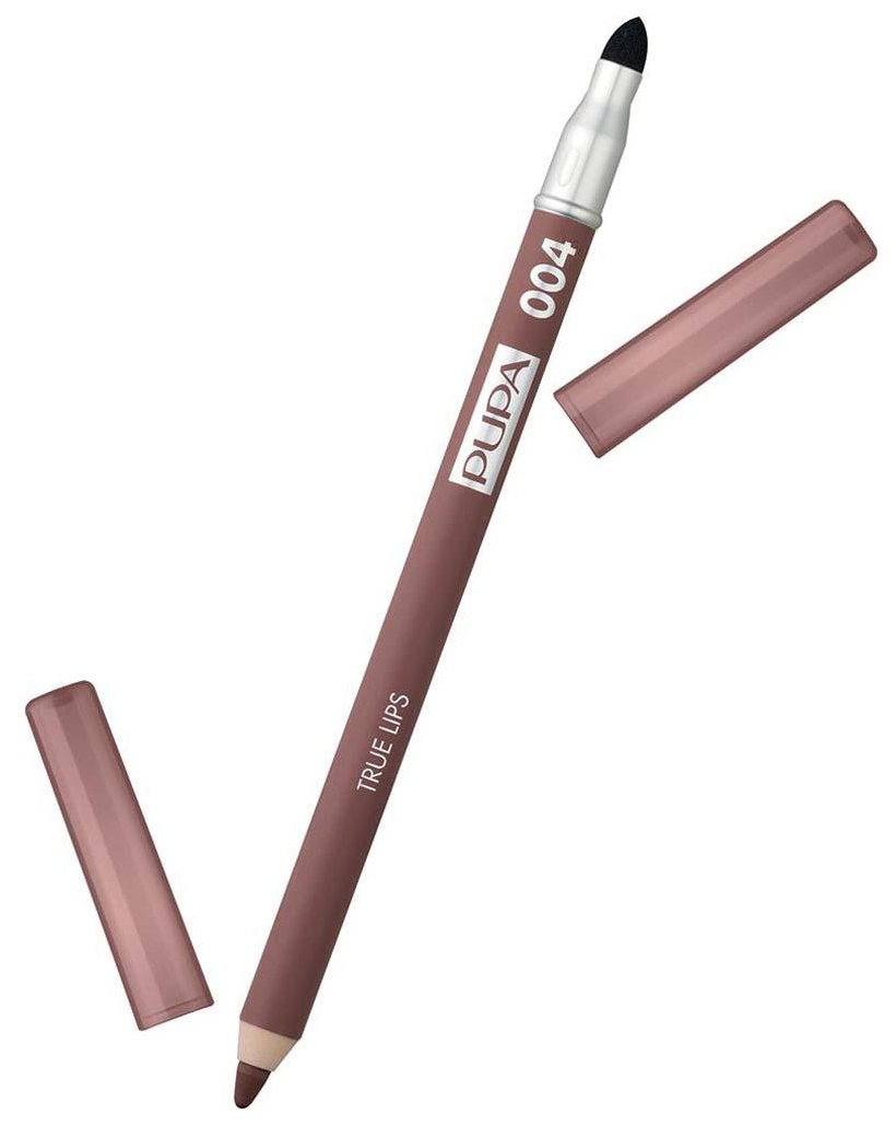 Карандаш для губ Pupa True Lips тон 004 Чистый коричневый 1,2 г карандаш для губ pupa true lips pencil тон 031 coral 1 2 г