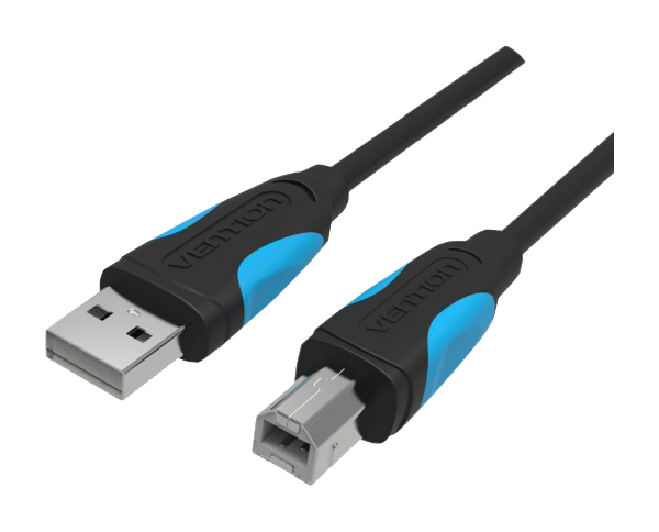 фото Кабель vention usb a-usb b, m-m 3м black (vas-a16-b300)