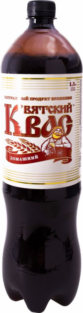 Квас натуральный Вятский домашний 1.5 л