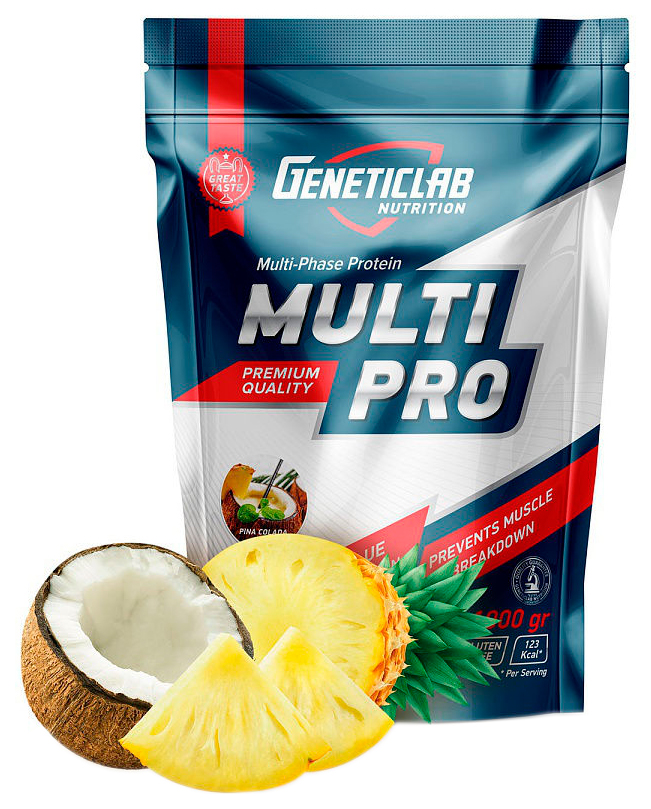 

Протеин GeneticLab Nutrition Multi Pro, 1000 г, pina colada, Multi Pro