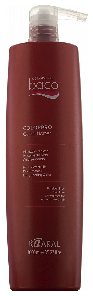 

Кондиционер для волос Kaaral Baco Colorpro Conditioner 1000 мл, Baco Colorpro Conditioner