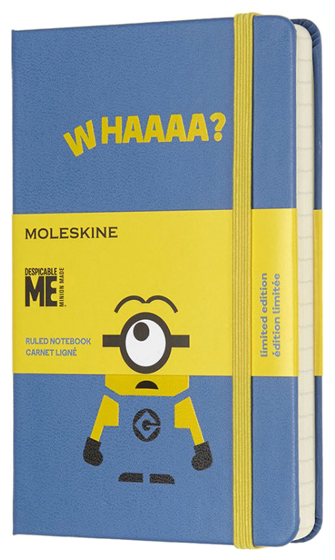 

Блокнот Moleskine Minions Limited Edition, Голубой, в линейку, minions limited edition