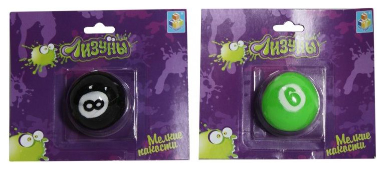 

Лизун 1Toy Мелкие пакости Бильярд Т56326, Т56326