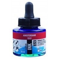 

Акриловые чернила Royal Talens Amsterdam №572 голубой 30 мл
