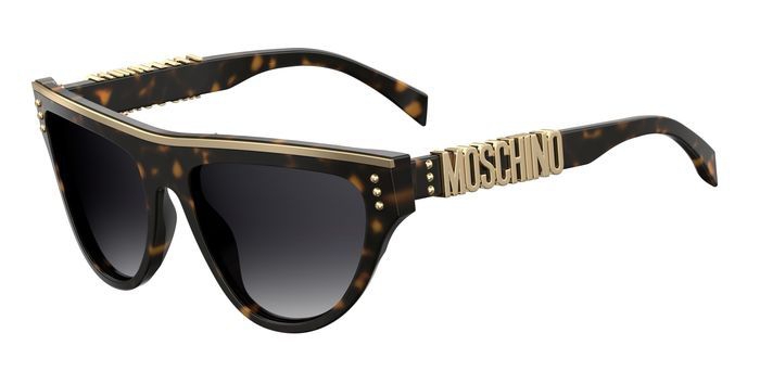 Солнцезащитные очки женские MOSCHINO MOS002/S черные