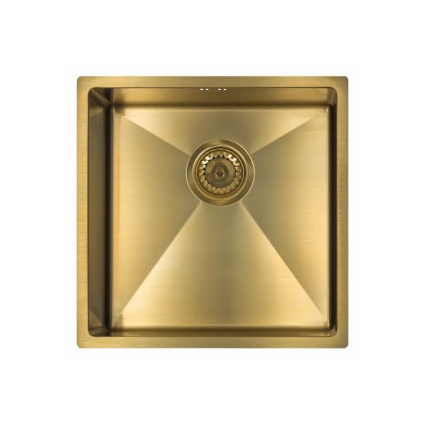 Мойка для кухни из нержавеющей стали Seaman Eco Marino SME-440 PVD Золотой подставка из нержавеющей стали для кухонных принадлежностей 20×8 5×2 6 цвет золотой
