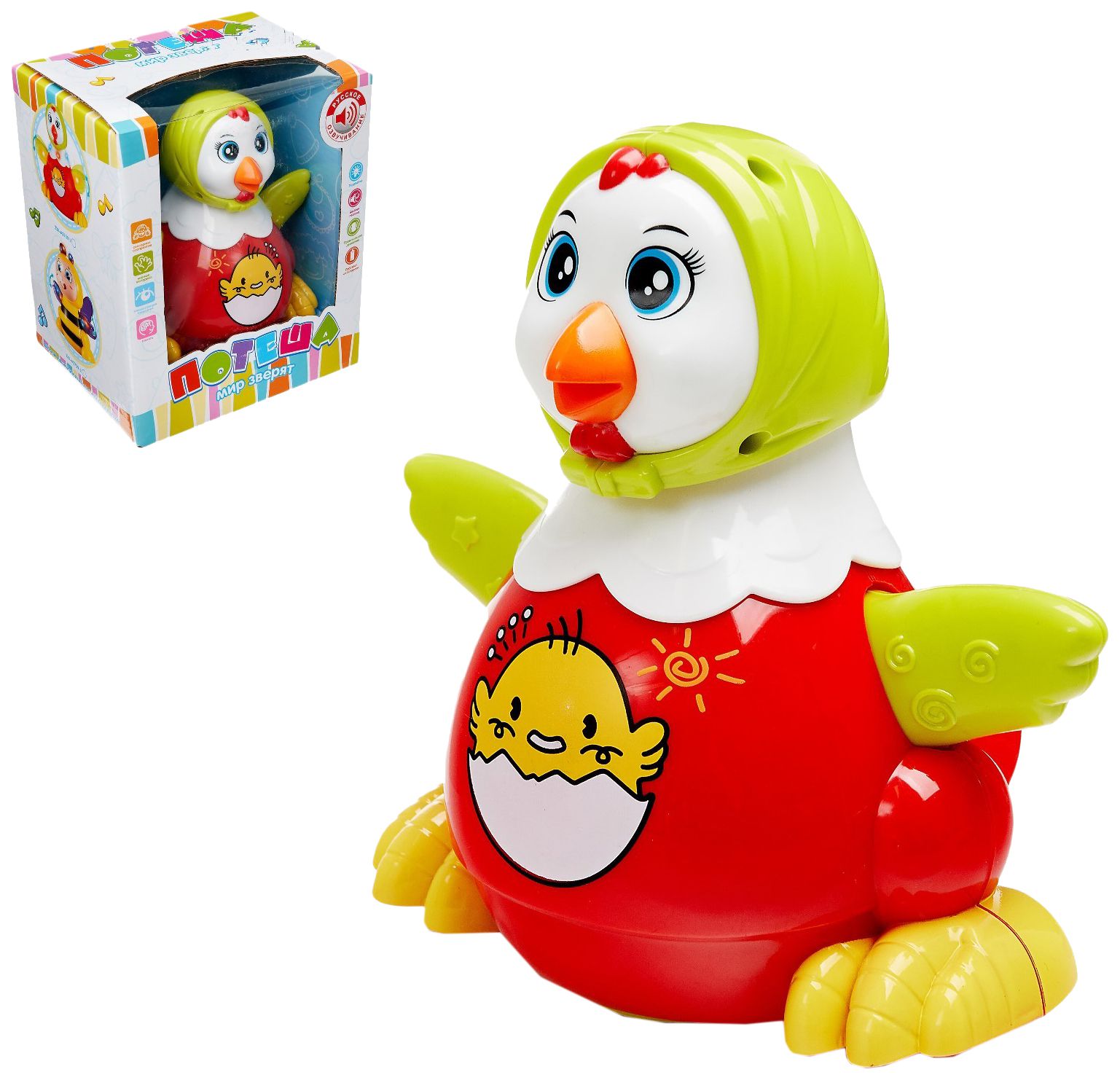 

Развивающая игрушка "Курочка", световые и звуковые эффекты Zhorya