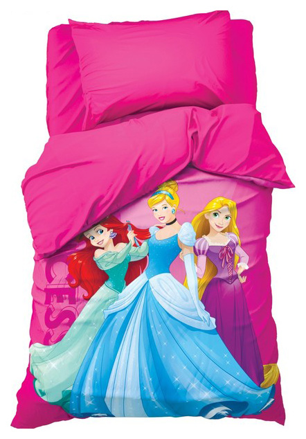 фото Комплект постельного белья disney принцессы разноцветный