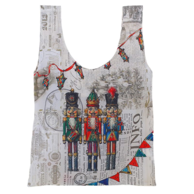 

Сумка авоська женская Myatashop Щелкунчики, бежевый, Щелкунчики