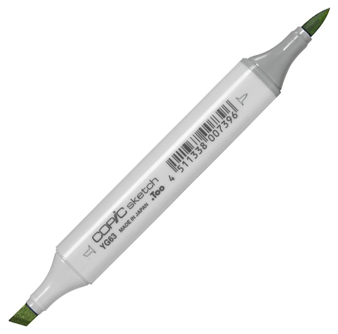 

Маркер Copic Sketch YG63 зеленый горох зеленый