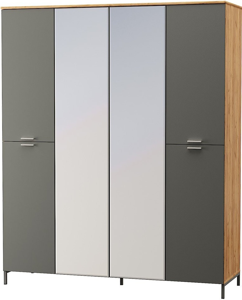 

Платяной шкаф Hoff Эвора 80331667 179,4х220х59, дуб золотой craft