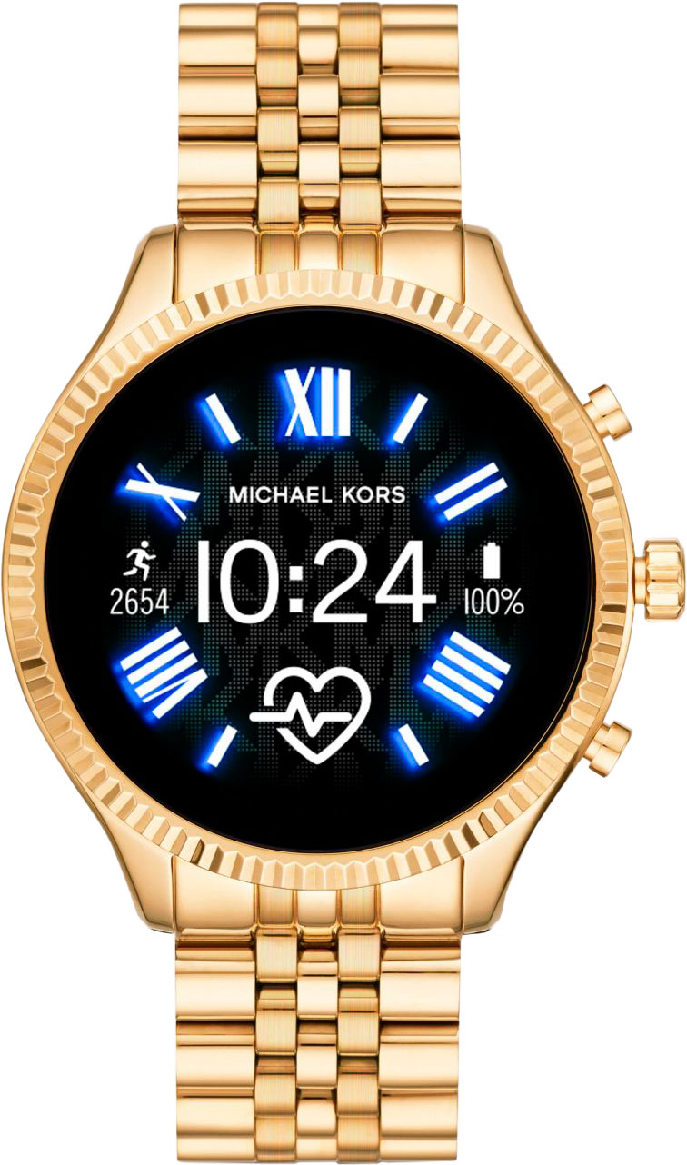 фото Смарт-часы michael kors lexington 2 gold/gold (mkt5078)