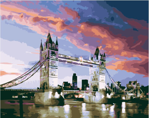 

Картина по номерам Paintboy GX 29789 Ночные огни Тауэрского моста 40*50