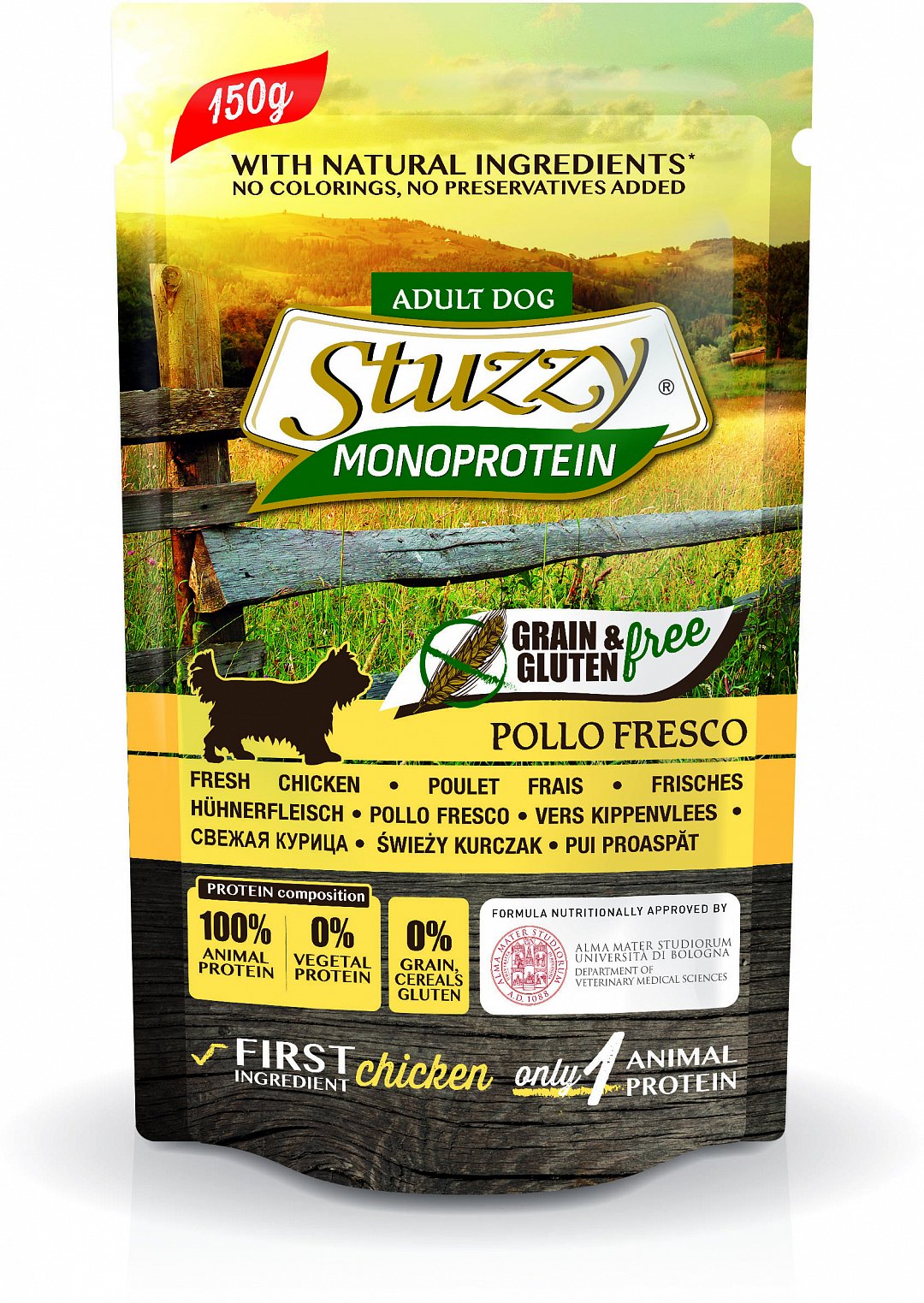 фото Влажный корм для собак stuzzy monoprotein, курица, 150 г