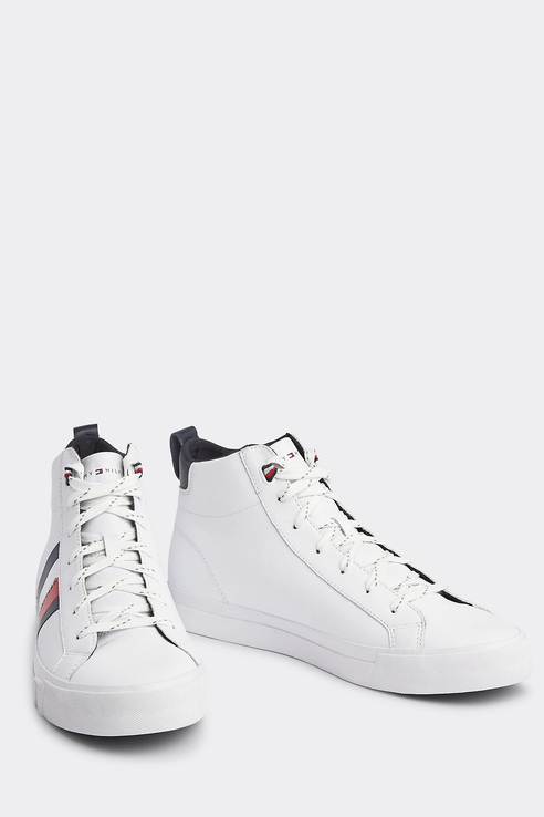 

Кеды мужские Tommy Hilfiger FM0FM02371 белые 45 RU, FM0FM02371