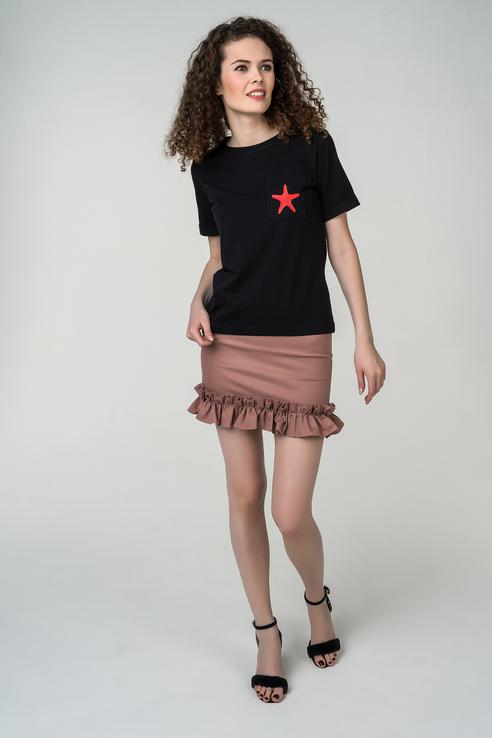 

Юбка женская Fashion. Love. Story. 18SP6032 коричневая 40 RU, 18SP6032