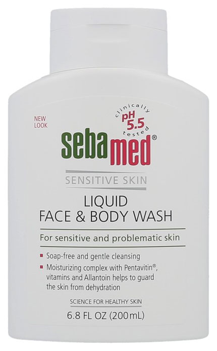 Гель для умывания Sebamed Sensitive Skin Liquid Face & Body Wash 200 мл