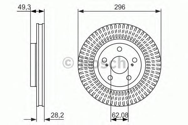 фото Тормозной диск bosch 0986479768