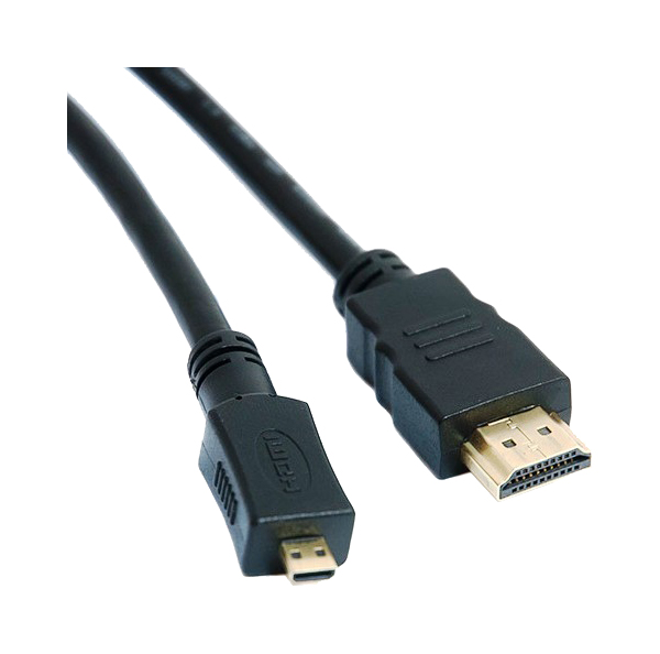 фото Кабель dialog hdmi - micro hdmi, 1м black (hc-a0410b)