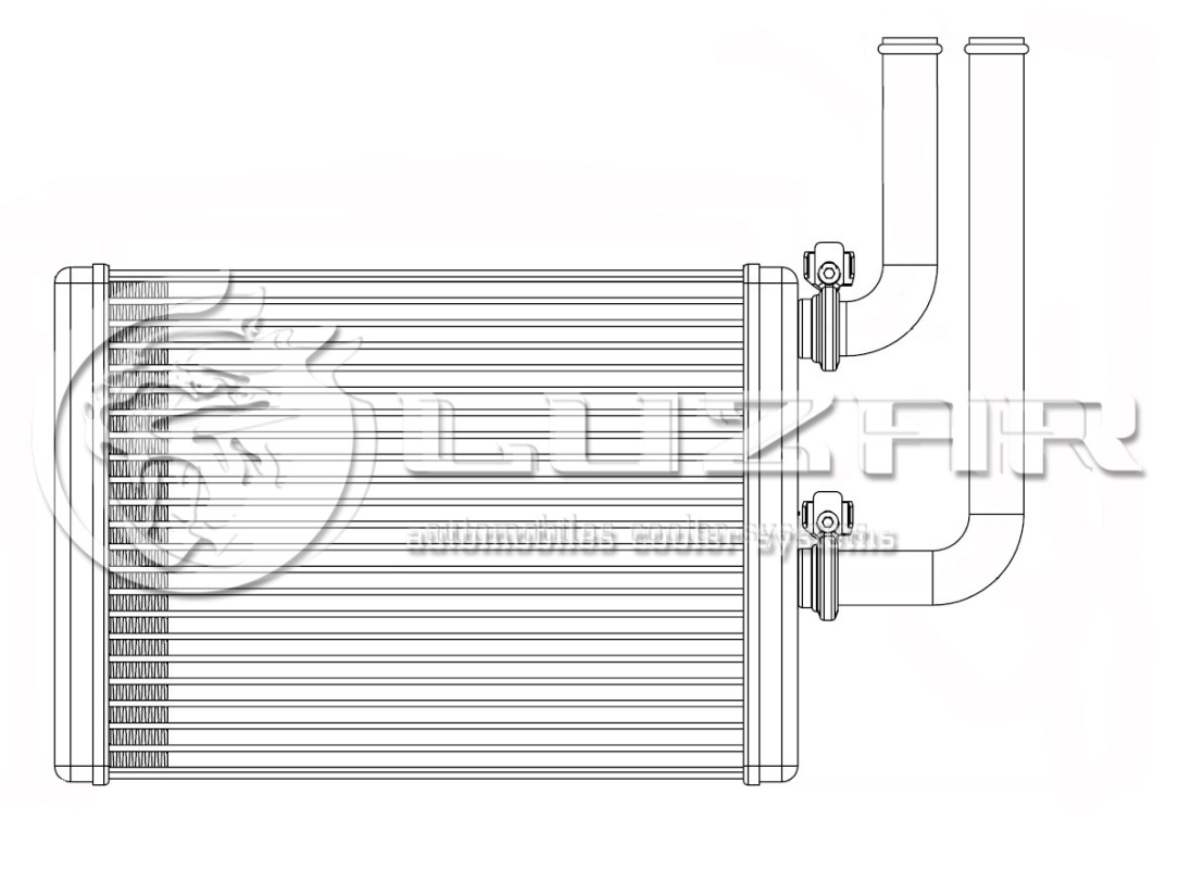 фото Радиатор luzar lrh1100