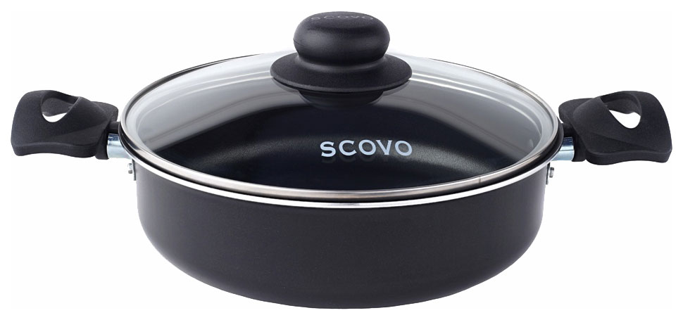 

Жаровня Scovo черный 26 см 3 л, RC-041