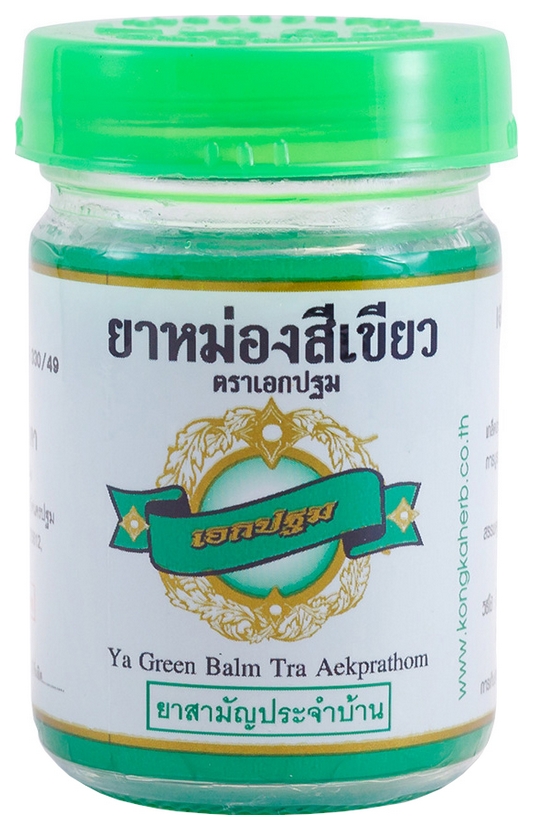 фото Средство для тела kongka herb ya green balm tra aekprathom 50 гр