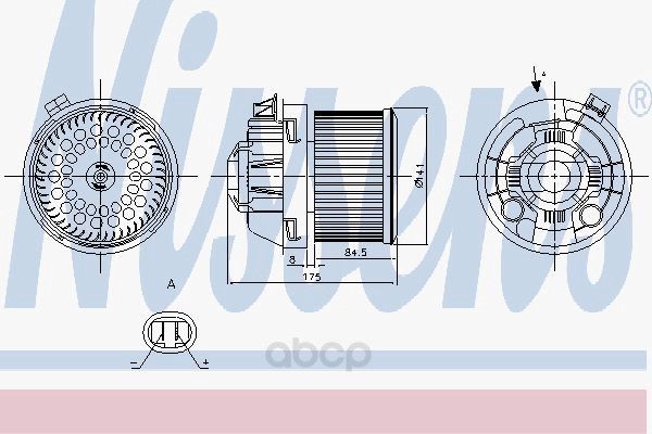 

Мотор отопителя Nissens 87257