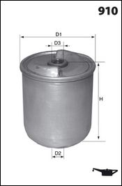 Фильтр масляный MECAFILTER EHC84