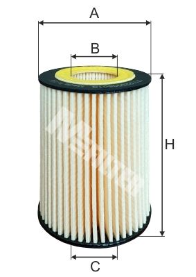 фото Фильтр масляный mfilter te 601